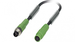 SAC-3P-M 8MS/ 3,0-PUR/M 8SIFS, Actuator/sensor cable M8 Plug M8 Socket 3.0 m, Phoenix Contact