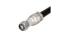 11 N-50-12-50/033E, RF Connector, N-Type, Brass, Plug, Straight, 50Ohm, Clamp Terminal, Huber+Suhner