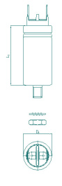 E62.C81-202E10, MKP-Kond. 2,0uF 1200AC 30x81 E1, ELECTRONICON