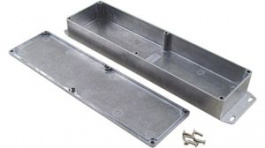 1590BX2F, Diecast Enclosure with Flanged Base, Aluminium, 70 x 254 x 35 mm, Hammond
