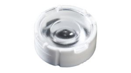 CA12427_TINA3-WW, Lens Assembly, Clear / White, 16.1 x 6.9mm, Round, 55°, LEDIL