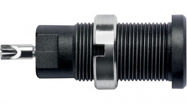 SEB 3400 Ni / SW, Laboratory socket diam. 2 mm Black CAT III, Schutzinger