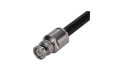 11 BNC-50-7-1/133 NE, RF Connector, BNC, Brass, Plug, Straight, 50Ohm, Solder Terminal, Clamp Terminal, Huber+Suhner