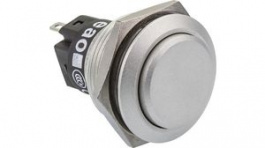 82-6561.1000, Pushbutton Switch 22.3mm Stainless Steel 240 VAC 3 A 1 Change-Over (CO), EAO
