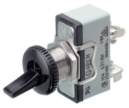 631NH, Industrial toggle switch on-off 1P, APEM