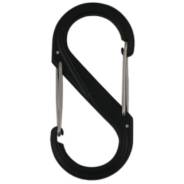 SBP2-03-01, Carabiner, plastic black, Nite Ize