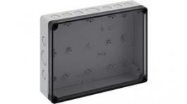 10601101, Plastic Enclosure With Metric Knockouts, 254 x 180 x 63 mm, Polystyrene, IP66, G, Spelsberg