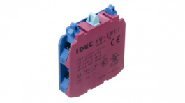 YW-EW11, Double Contact Block Blue / Purple, IDEC