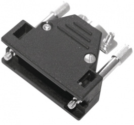 ED-D37T-K, D-Sub plastic hood 37P, Encitech Connectors