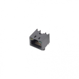 RJHSE-5081, Гнездо; RJ45; PIN:8; Кат:5; со LED, не экранированный; THT, Amphenol