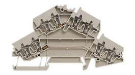 1394040000, Multi Tier Modular Terminal, 800V, 22A, 8 Poles, 2.5mm\x1a, Tension Clamp, Beige, Weidmuller
