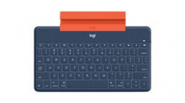 920-010048, Keyboard with iPhone Stand, Keys-To-Go, FR France, QWERTY, USB, Bluetooth/Wireless, Logitech