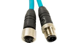DR04AR117 TL359, Sensor Cable M12 Plug M12 Socket 10 m 1.6 A 250 V, Alpha Wire