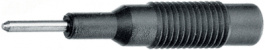 MZS 2 BLACK, Adapter plug  diam. 2 mm / diam. 4 mm Black, SKS Kontakttechnik