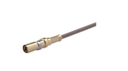 11 1023-C50-2-3/111 NE, RF Connector, DIN 1.0/2.3, Brass, Plug, Straight, 50Ohm, Crimp Terminal, Huber+Suhner