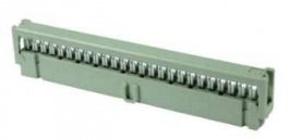 09185507813, IDC female connector/Flat cable insulation displacement/50 contacts, Harting