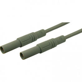 MLS GG 50/2.5 GRAU / GREY, Safety test lead diam. 4 mm grey 50 cm CAT III, SKS Kontakttechnik