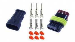 1023-DC3, AMP-SUPERSEAL Kit, Socket/Pin, 3 Contacts, TE / AMP