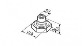 AT4042M, Splashproof Boot Black, NKK Switches (NIKKAI, Nihon)