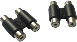 RND 205-00583, Stereo Audio Adapter RCA Socket - RCA Socket, RND Connect