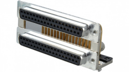 164A19949X, D-Sub dual socket 2 x 37P, Conec