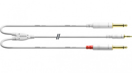 CFY 3 WPP-SNOW, Y-Adapter Cable, 1 x Jack Plug Stereo 3.5 mm, Cordial
