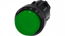 3SU1001-0BB40-0AA0, SIRIUS ACT Illuminated Push-Button front element Plastic, green, Siemens