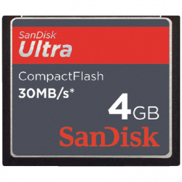 SDCFH-004G-U46, Ultra CompactFlash-Card 4 GB, Sandisk