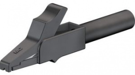24.0157-21, Crocodile Clip Black 15A 300V, Staubli (former Multi-Contact )