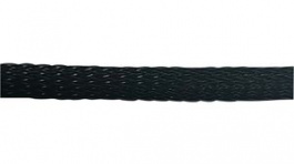 RND 465-00736, Braided Cable Sleeves Black 12 mm, RND Cable