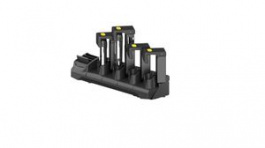 CS-CRD-LOC-TC5-T, 4-Slot Locking Kit<br/> with Spare Battery Charger, Black, Zebra