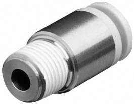KQ2S10-04S, Straight plug connection, SMC PNEUMATICS