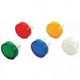 51-933.5, Cap diam. 18 mm green transparent, EAO