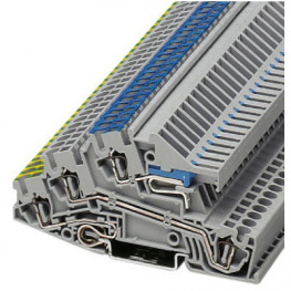 3031827, STI 2,5-PE/L/NT installation level terminal block, 0.08...4 mm2 400 vac 20 a gre, Phoenix Contact