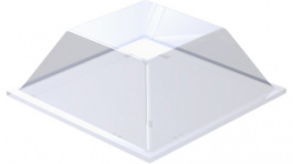 RND 455-00525, Self-Adhesive Bumper 20.5 mm x 20.5 mm x 7.5 mm, Clear, RND Components