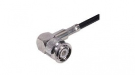 16 TNC-50-3-13/133 NE, RF Connector, TNC, Brass, Plug, Right Angle, 50Ohm, Crimp Terminal, Huber+Suhner
