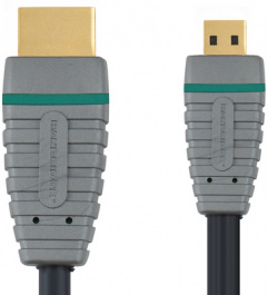 BVL1702, High-speed HDMI cable with Ethernet 2 m Blue, Bandridge