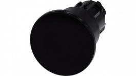 3SU1000-1BA10-0AA0, SIRIUS ACT Mushroom Push-Button front element Plastic, black, Siemens