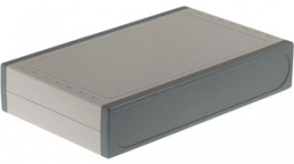 RND 455-00121, Plastic enclosure 200 x 121 x 40 mm grey / light grey ABS, RND Components