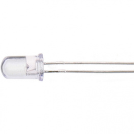 HLMP-DB25-B0000, LED; 5мм; голубой; 40мкд; 25°; Поверхность: выпуклая, Broadcom (Avago)