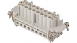 93601-0263, S-E Insert 16 Poles Socket, Screw Terminal, Molex