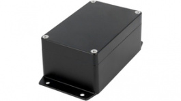 RND 455-00438, Metal enclosure black 125 x 80 x 57 mm Aluminium alloy IP 65, RND Components