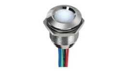Q16P5CZZRGB28E-CA, LED Indicator RGB 16mm 30.8VDC IP67, APEM