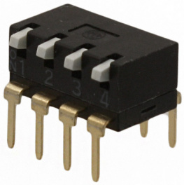 A6TR-4104, DIL switch THD 4P, Omron