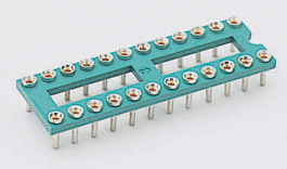 LOP-316-S083-95, DIL-socket low profile 16, E-Tec HAPP