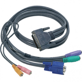 2L-1701S, KVM CS428 Console Cable, Users 3 & 4 1.8 m, Aten