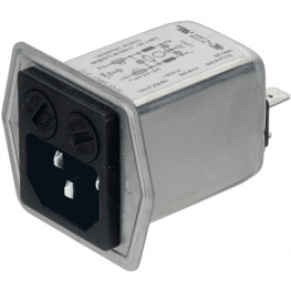 5707.0401.312, Разъем: питания AC; гнездо; "папа"; 4А; 250ВAC; IEC 60320; -25?85°C, Schurter