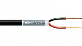 C275 BLACK [100 м], Audio cable&nbsp;&nbsp; 2 x1.5 mm2 black, Tasker