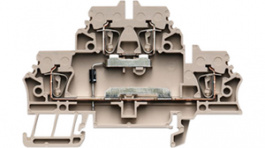 1690020000, ZDK 2.5/D/1 terminal block z series tension clamp, 0.5...2.5 mm2 500 vac 10 a da, Weidmuller