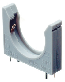 NH5077 VERTIKAL, Battery holder CR2450N / CR2477N, Renata